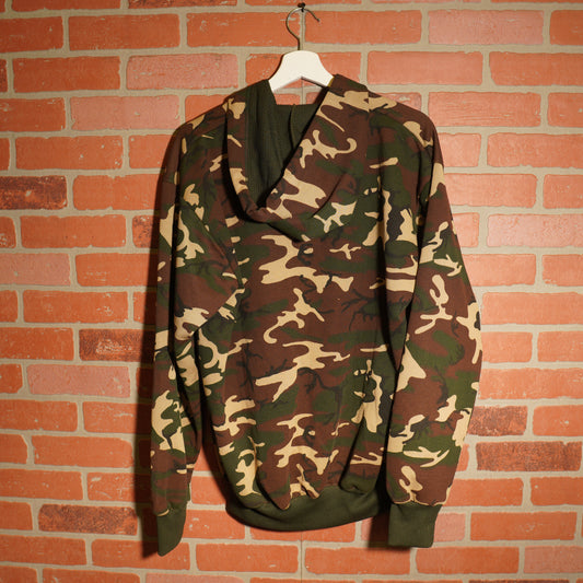 VTG Camo Zip-UP Polyester Foam Filled Hoodie