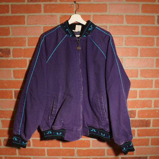 VTG Purple Workwear Zip-Up Jacket