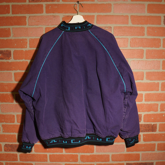 VTG Purple Workwear Zip-Up Jacket