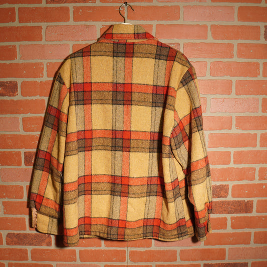VTG Woodsman Button-Up Plaid Jacket