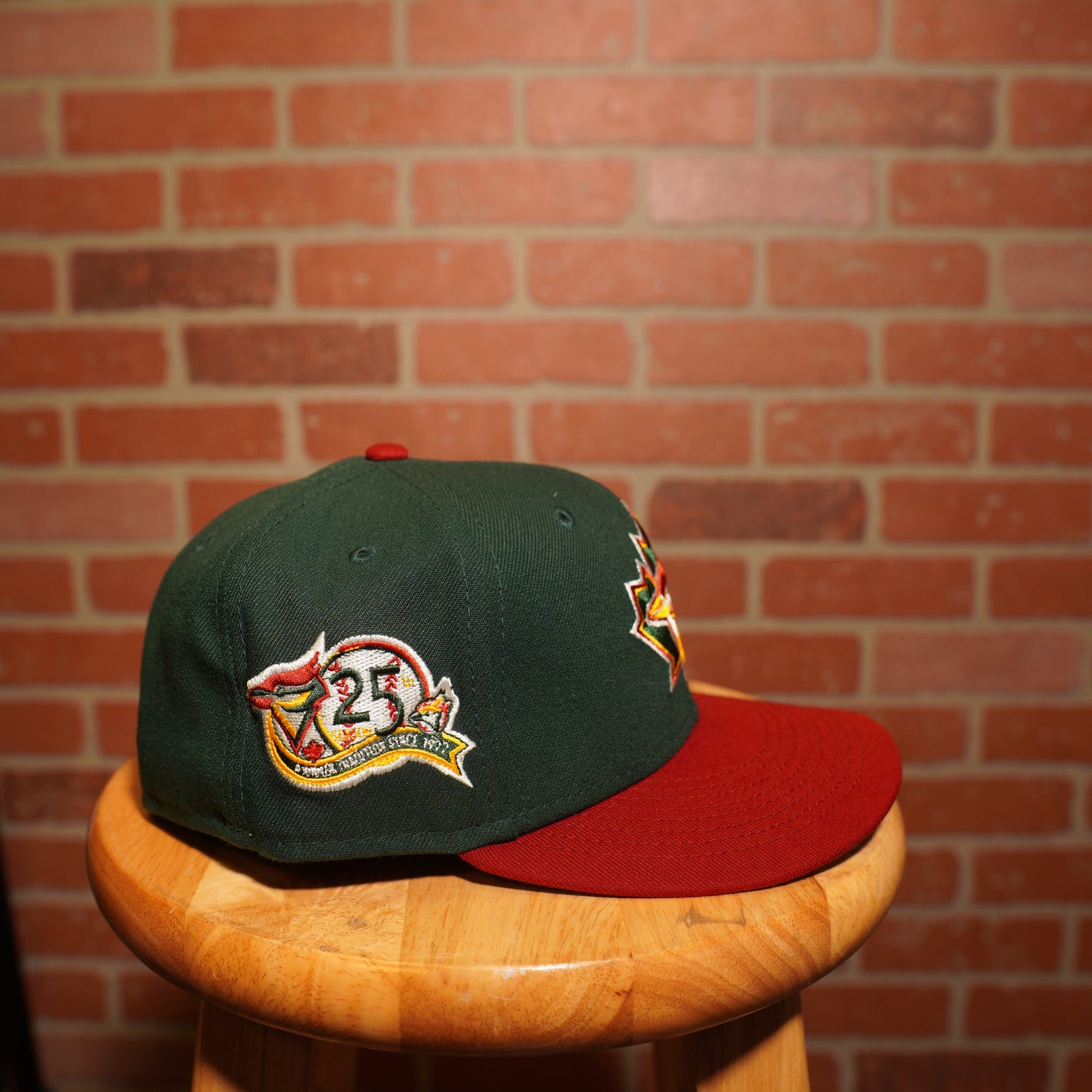 Hat Club MLB Toronto Blue Jays Green 25 Years Patch Fitted Hat