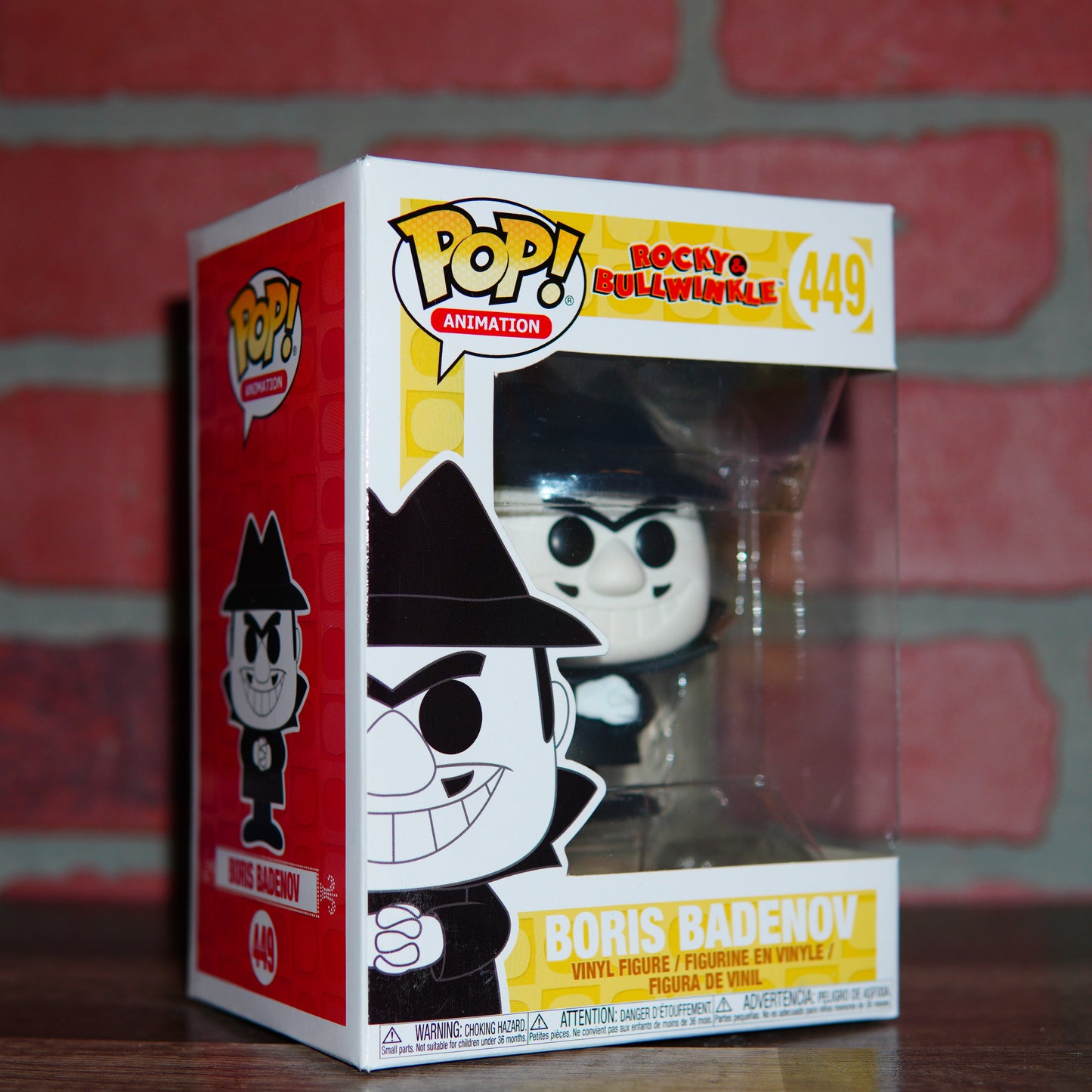 Funko Rocky & Bullwinkle Boris Badenov POP #449