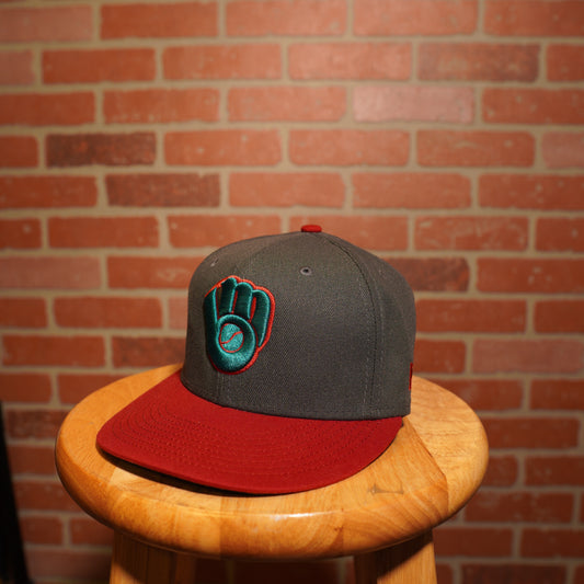 Hat Club MLB Milwaukee Brewers Anniversary Patch Fitted Hat