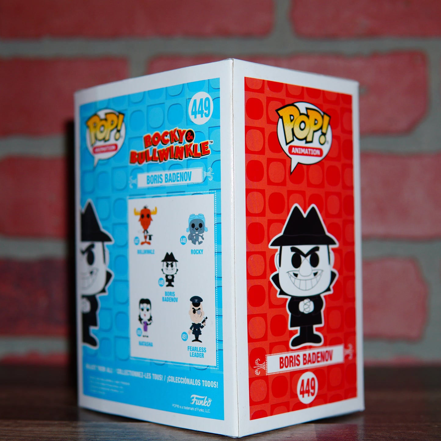 Funko Rocky & Bullwinkle Boris Badenov POP #449