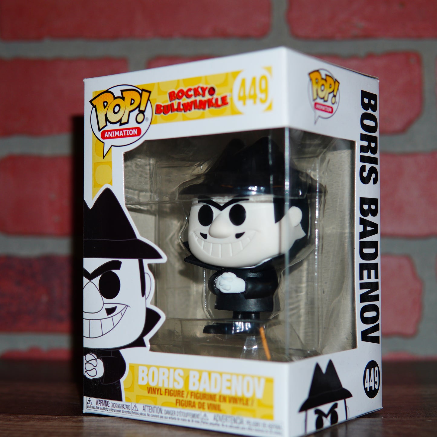 Funko Rocky & Bullwinkle Boris Badenov POP #449