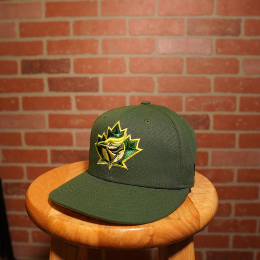 Hat Club MLB Toronto Blue Jays Green 25th Anniversary Patch Fitted Hat