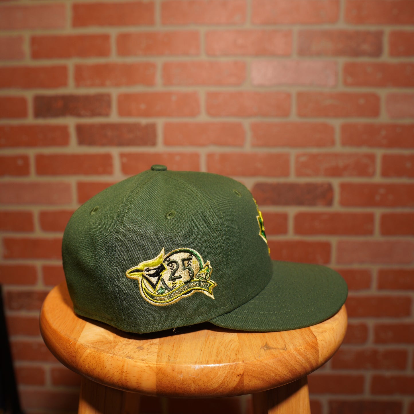 Hat Club MLB Toronto Blue Jays Green 25th Anniversary Patch Fitted Hat