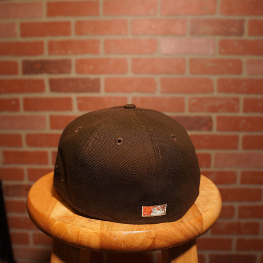 Hat Club MLB New York Mets Brown 40th Anniversary Patch Fitted Hat