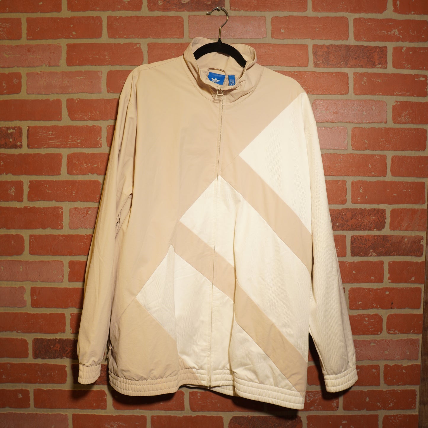 Adidas Zip-Up Beige Jacket