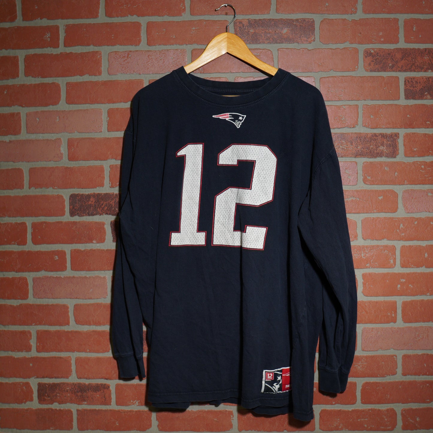VTG NFL New England Patriots Tom Brady Jersey L/S Tee (25)