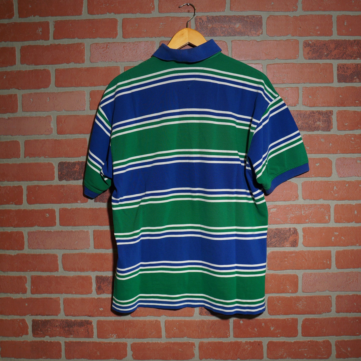 VTG Tommy Hilfiger Green/Blue Polo Shirt (25)