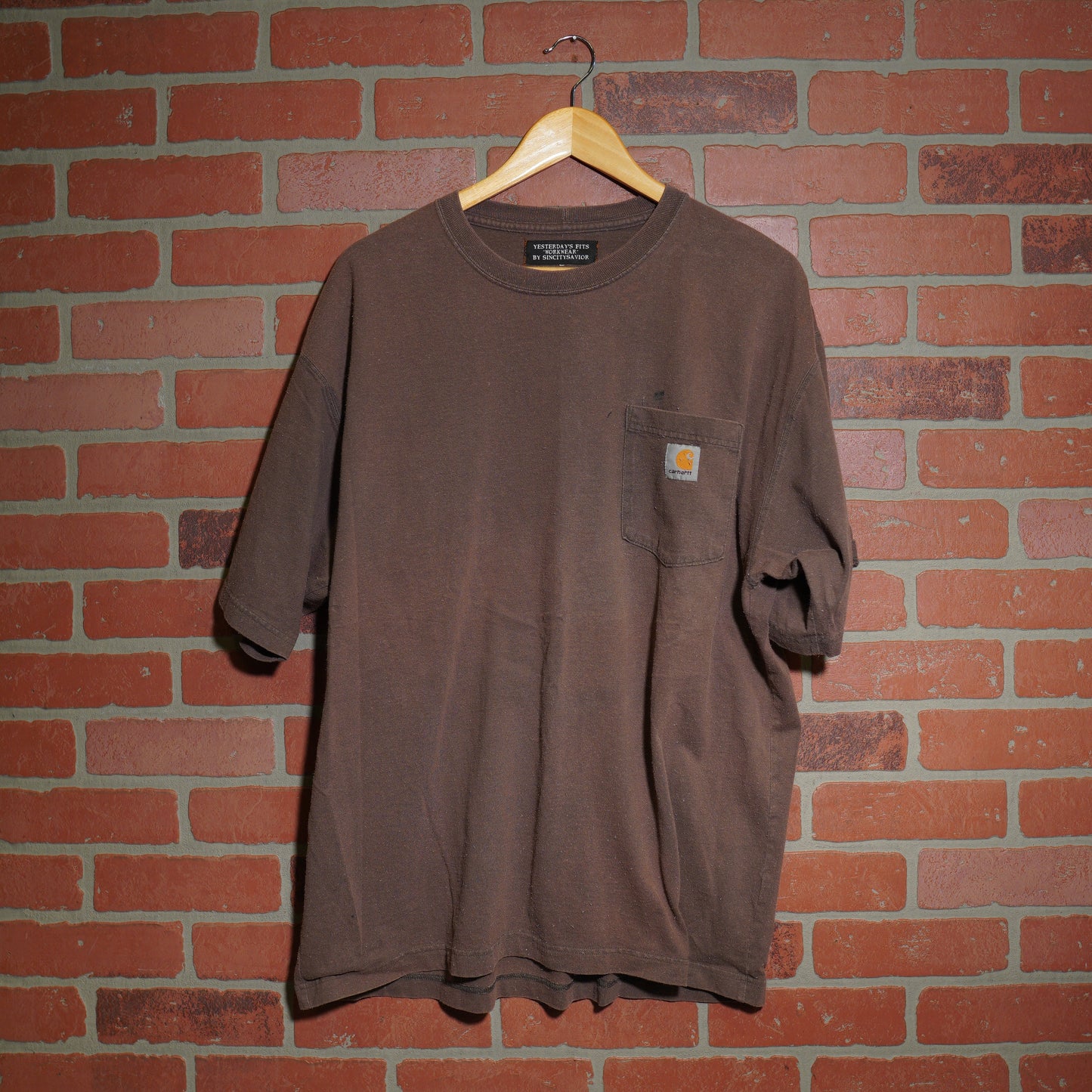 YF Carhartt Dark Brown Pocket Tee (25)