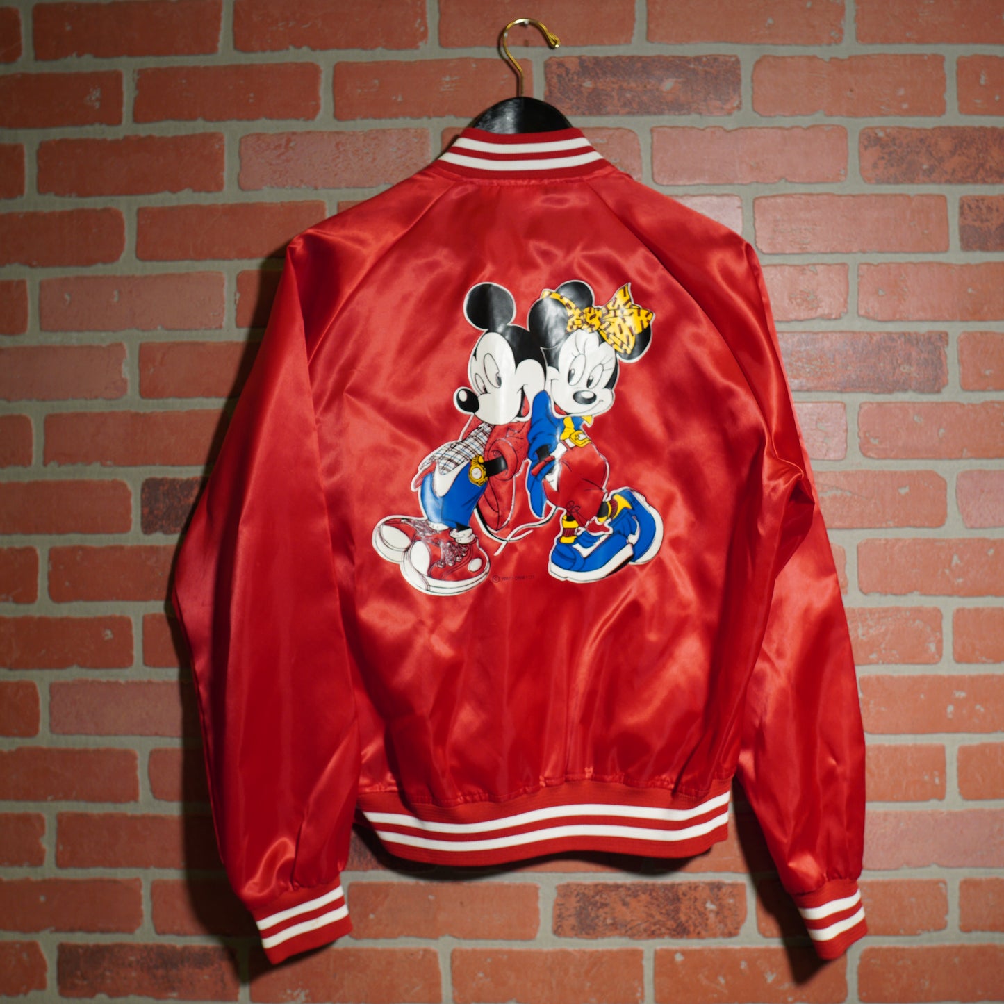VTG Disney Mickey + Minnie Satin Jacket
