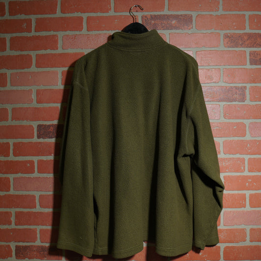 VTG Disneyland Fleece Green Quarter-Zip Jacket