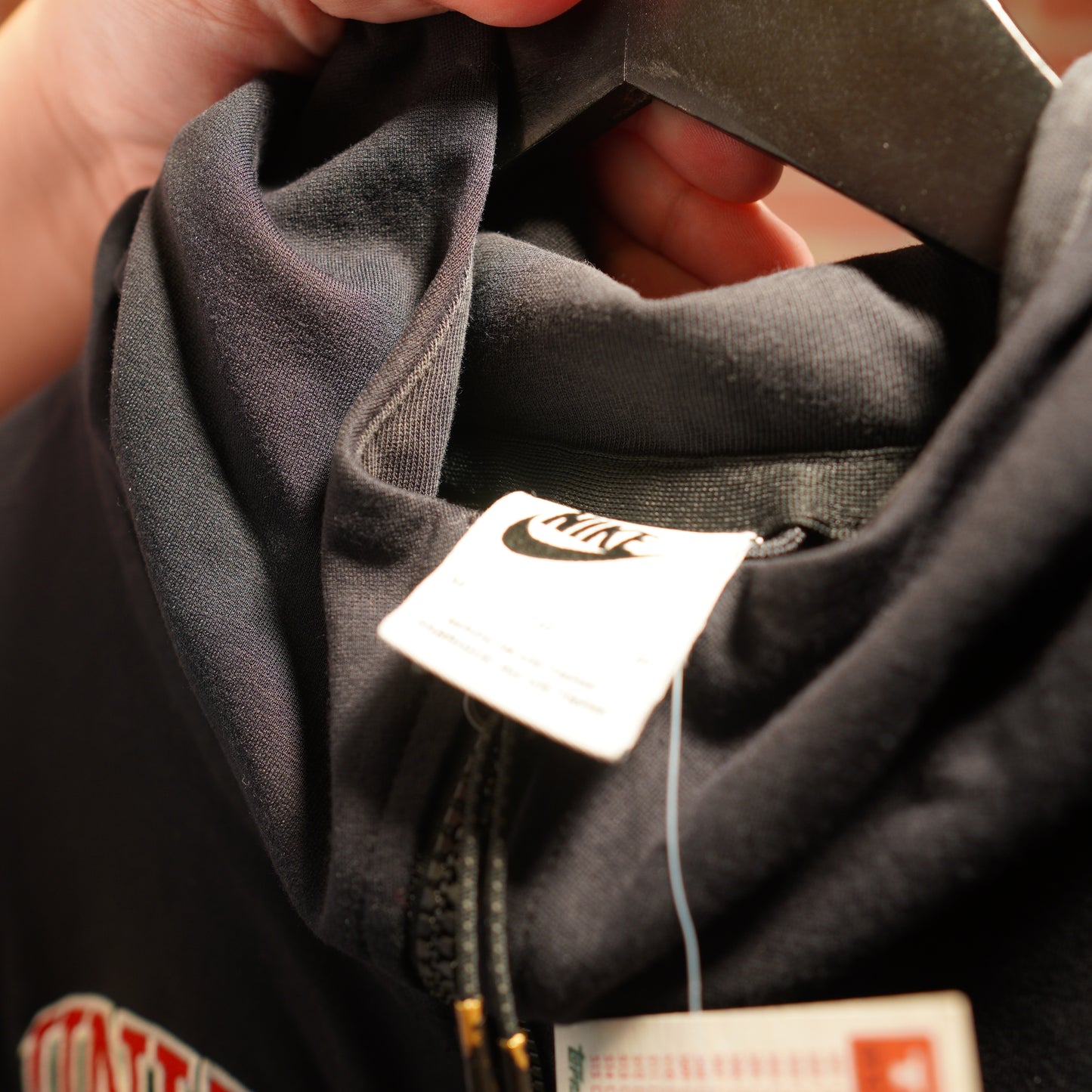 Nike UNLV Team Issued Black Zip-Up Hoodie