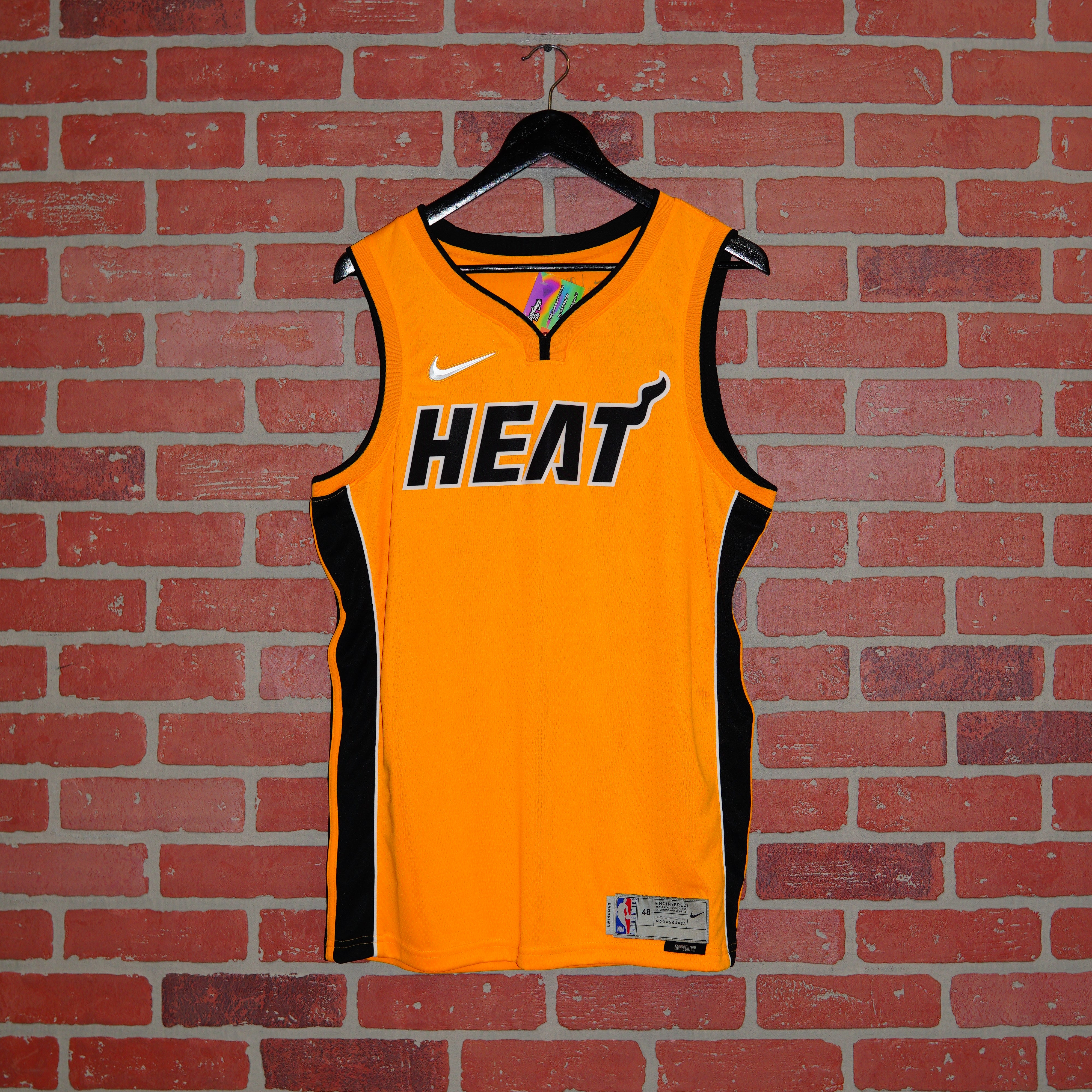 2021 Earned Edition Miami Heat Yellow #3 NBA Jersey-311,Miami Heat