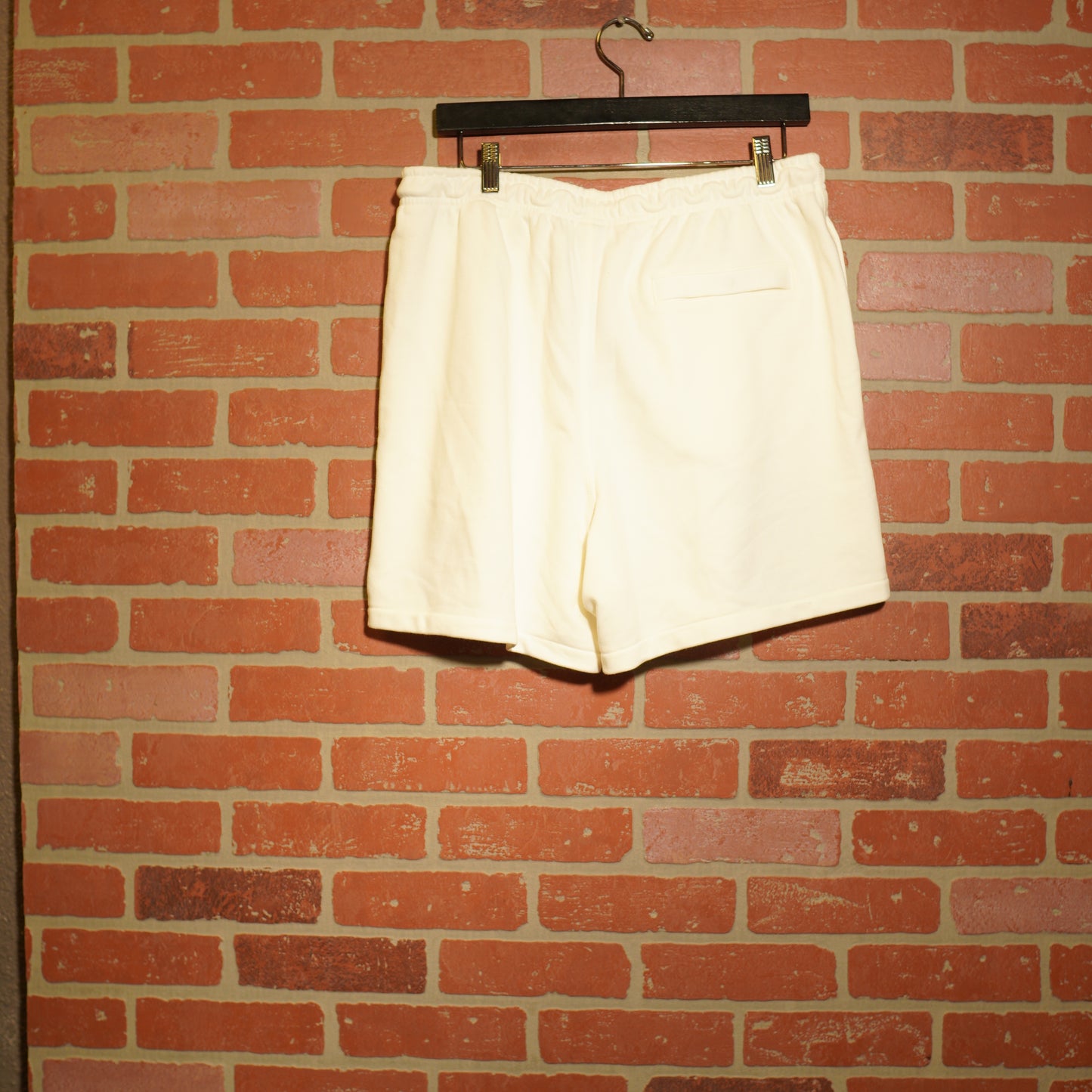 Nike White Sweat Shorts