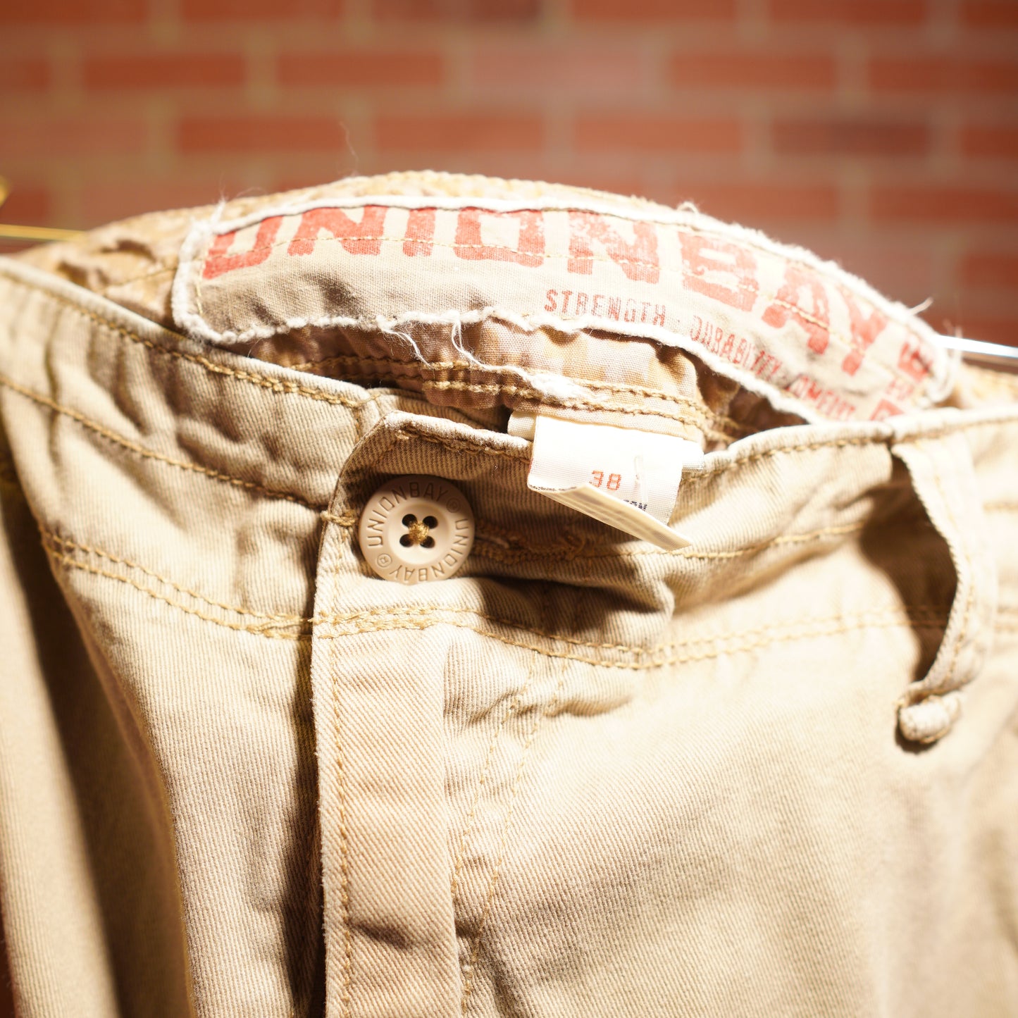 VTG Unionbay Khaki Cargo Shorts