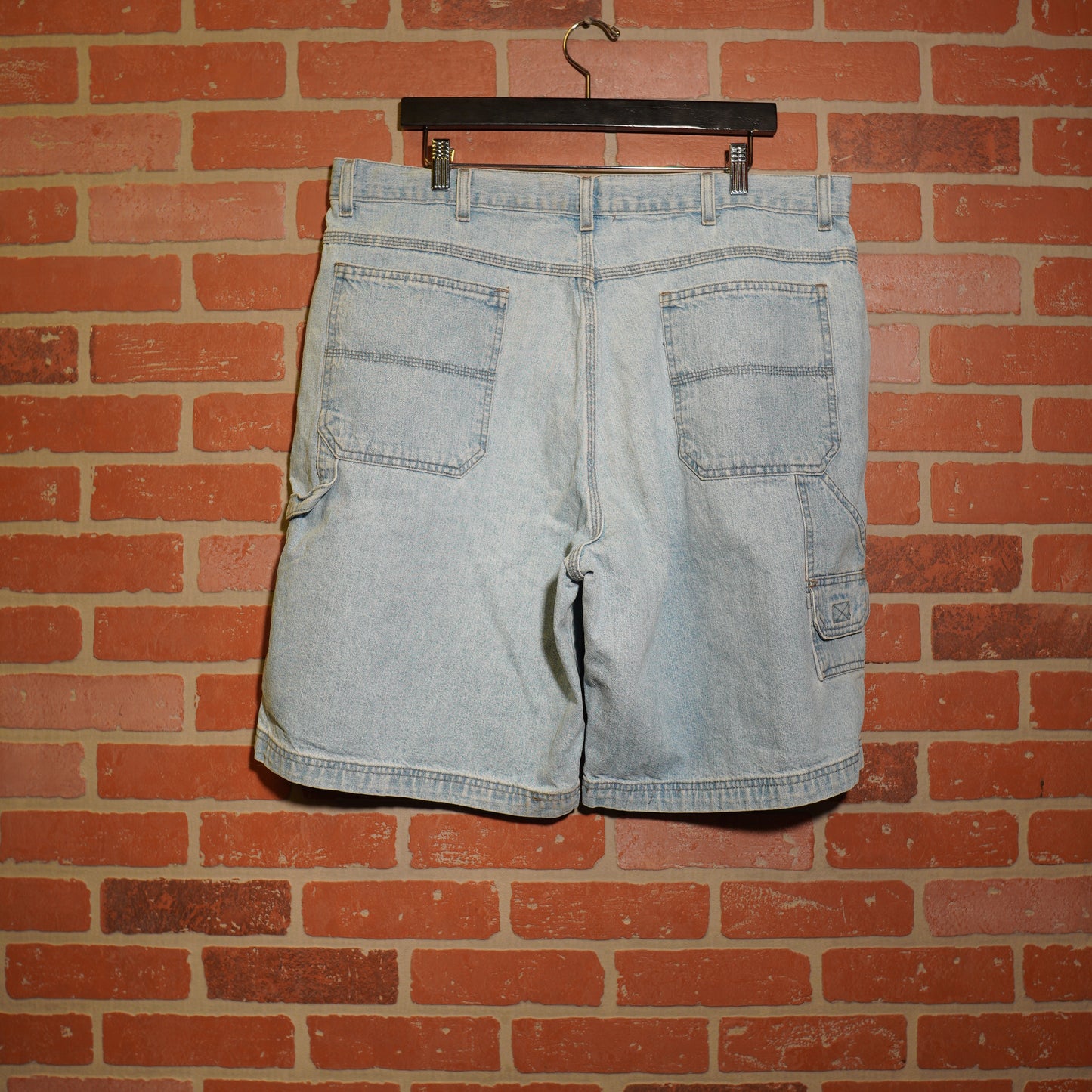 VTG Faded Glory Denim Cargo Jean Shorts