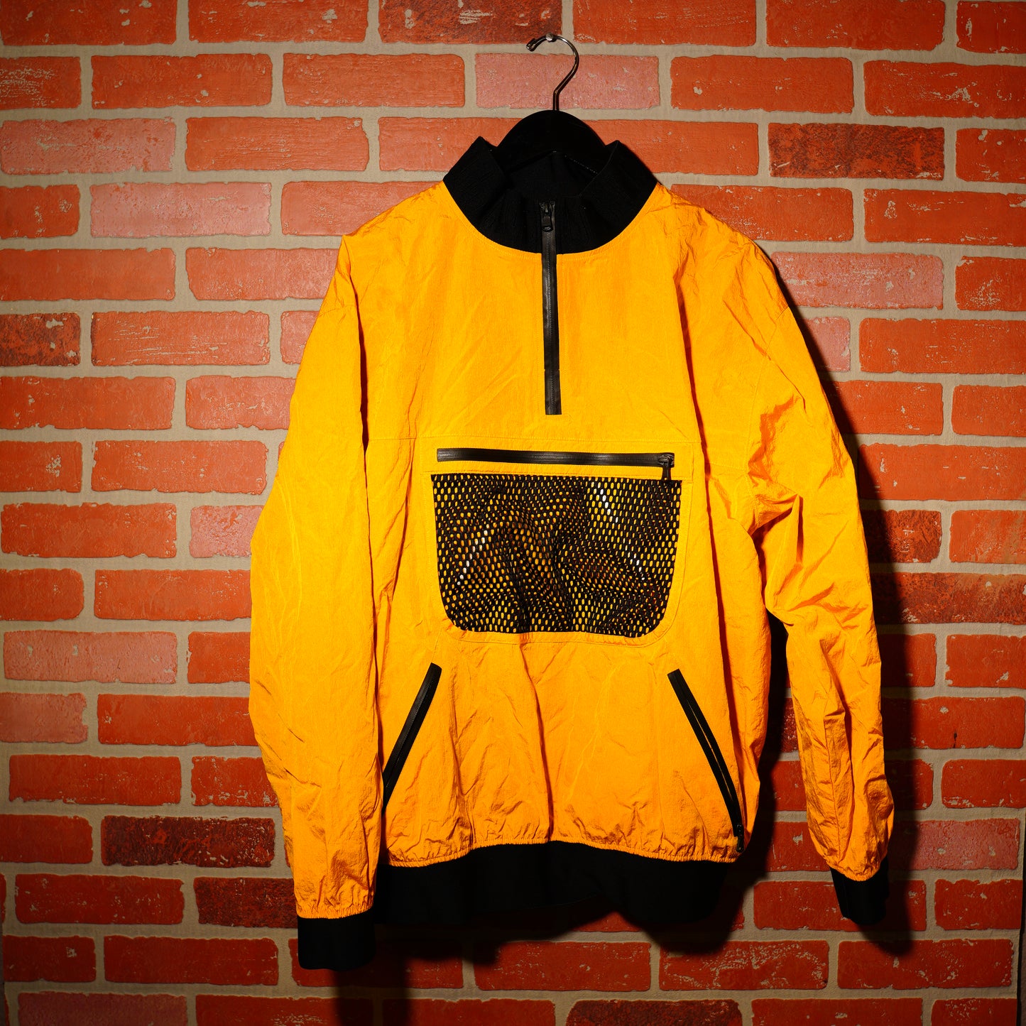 Kith Yellow Quarter-Zip Windbreaker Jacket