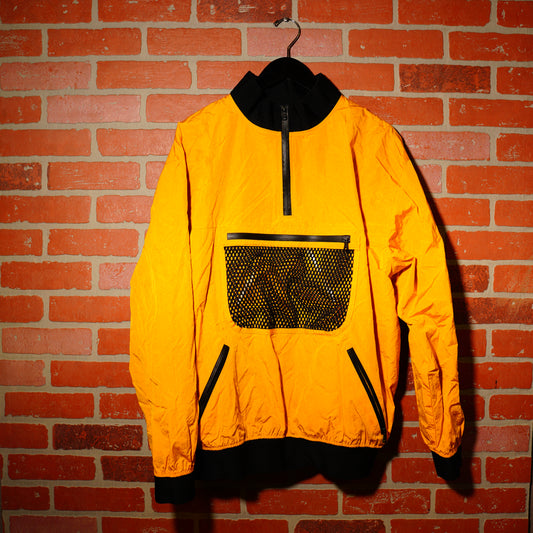 Kith Yellow Quarter-Zip Windbreaker Jacket