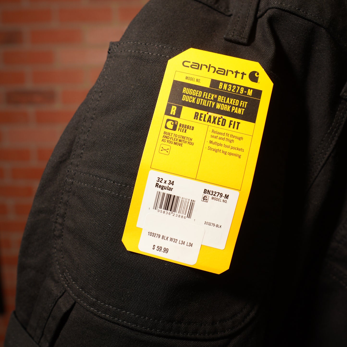 VTG Carhartt Relaxed Fit Black Pants