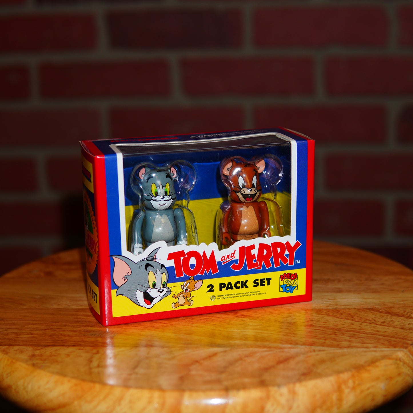 DS Bearbrick Tom & Jerry 2 Pack 100% Figures