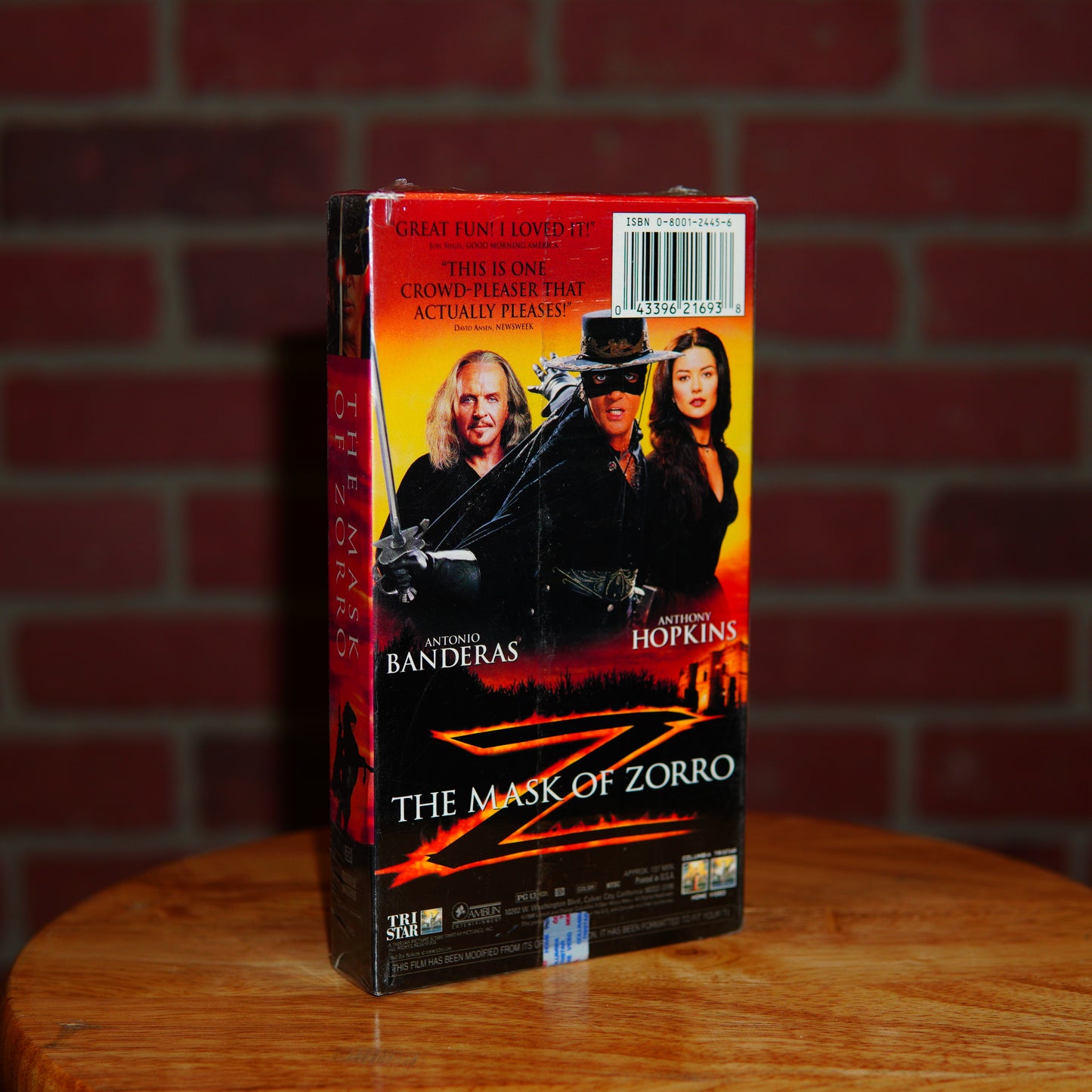 DS VTG The Mask of Zorro Movie VHS