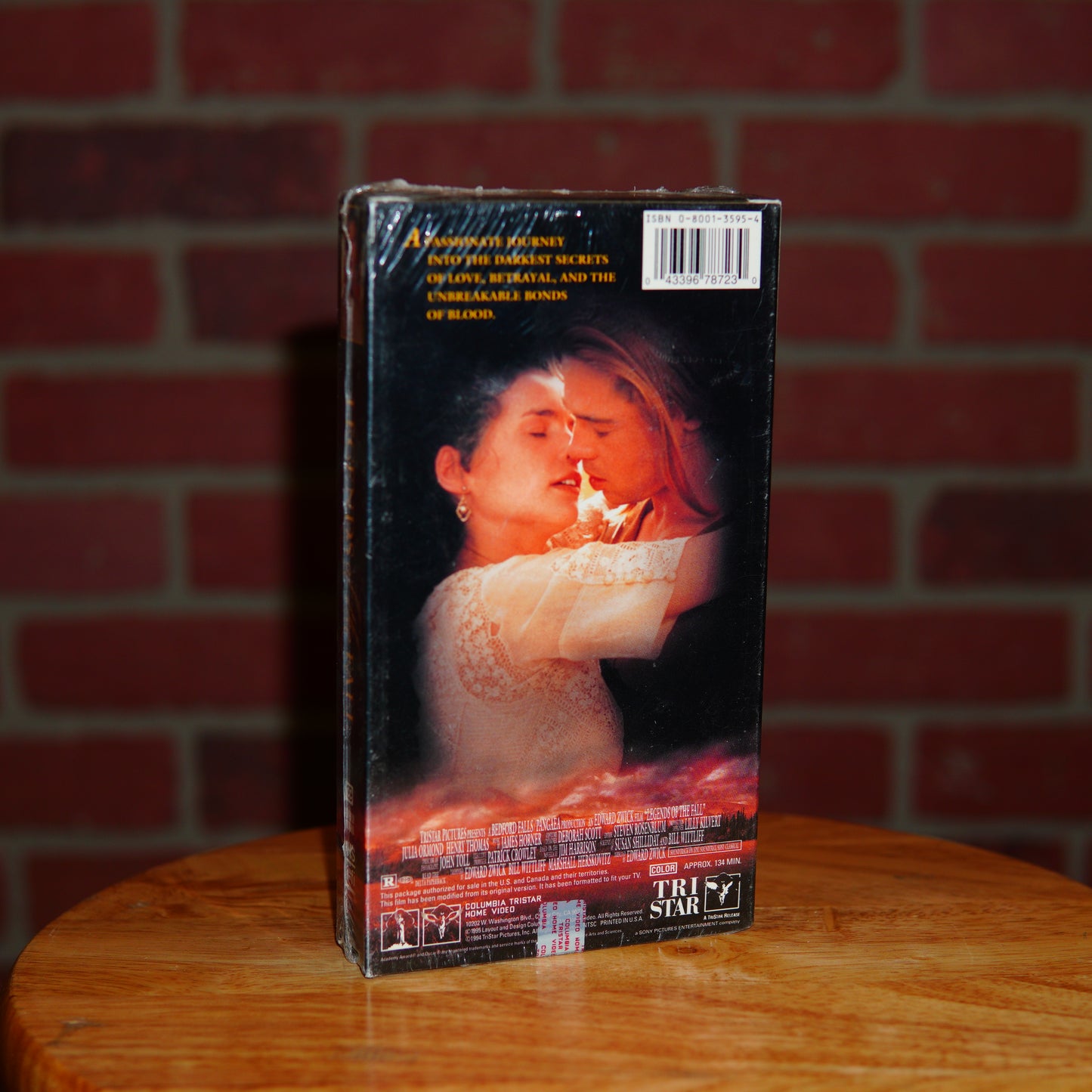 DS VTG Legends of the Fall Movie VHS