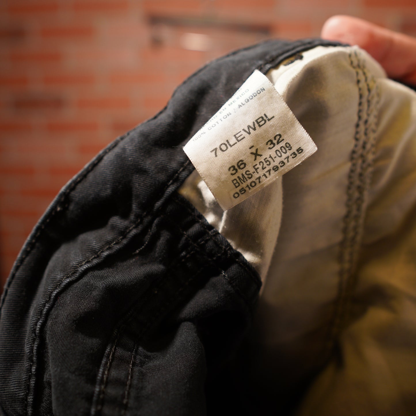 VTG Wrangler Black Cargo Pants