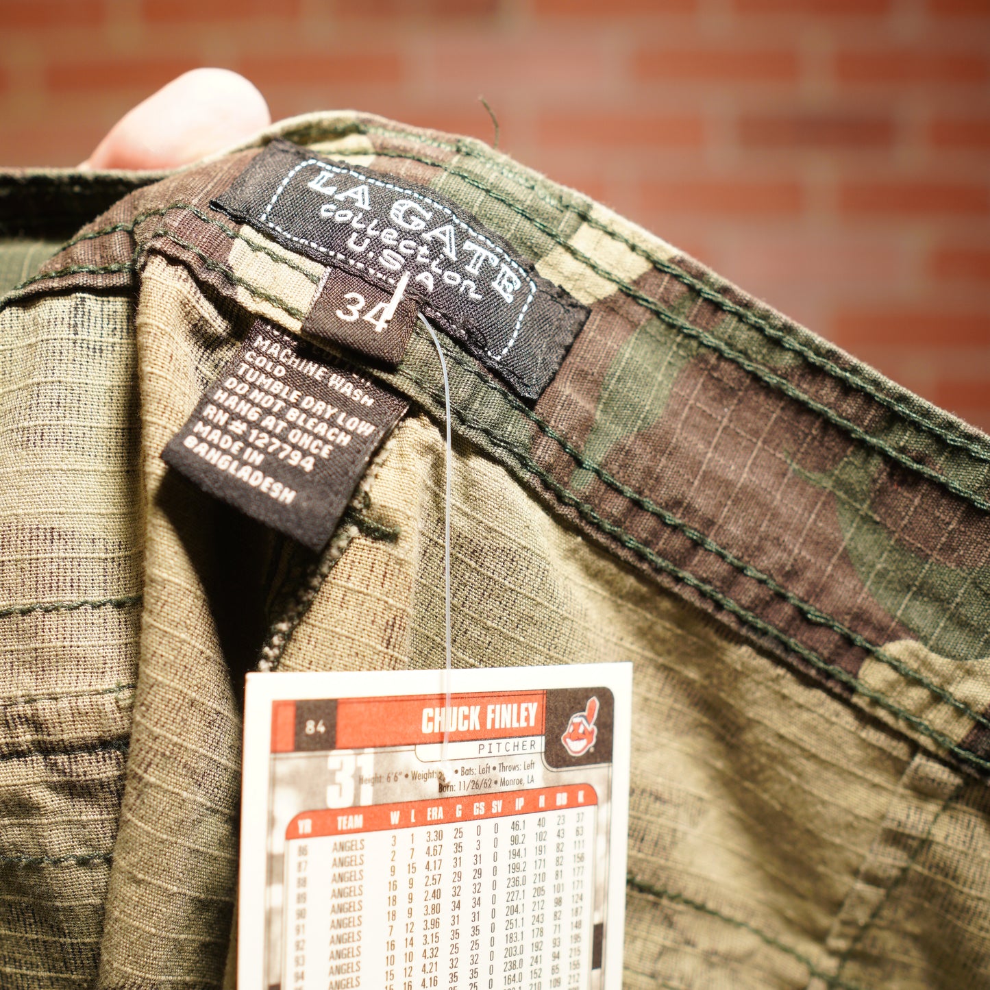 VTG LA Gate Camo Cargo Shorts