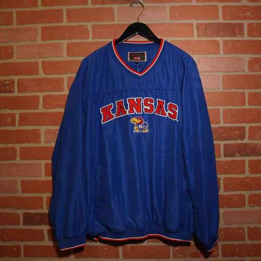 VTG Kansas University Windbreaker Pullover