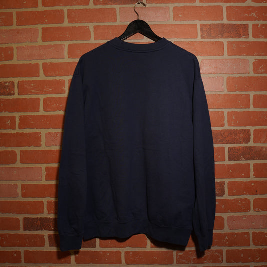 VTG NFL AFC Denver Broncos Navy Crewneck