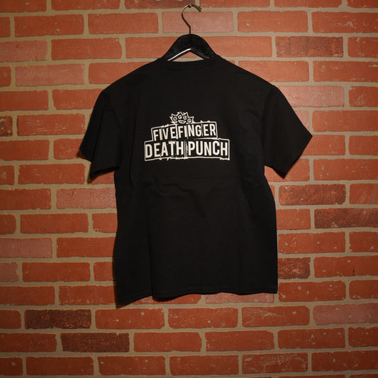 Y2K YOUTH Five Finger Death Punch Painted Skull Tee