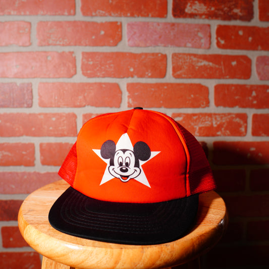 VTG Walt Disney Productions Mickey Mouse Trucker Hat
