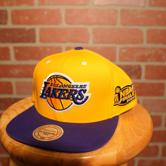 NBA Los Angeles Lakers 2001 Finals Snapback Hat