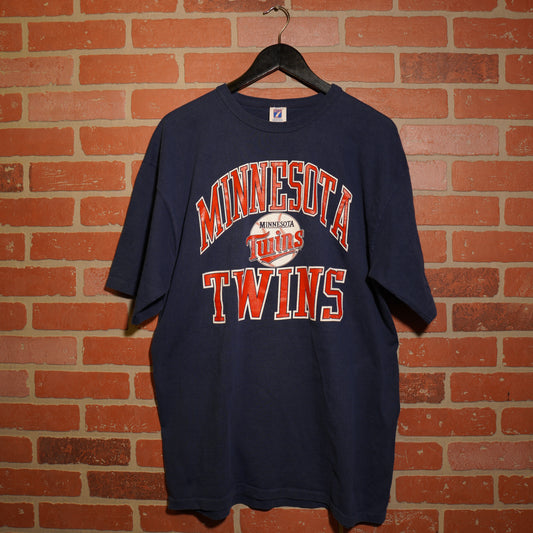 VTG MLB Minnesota Twins Baseball Logo Tee