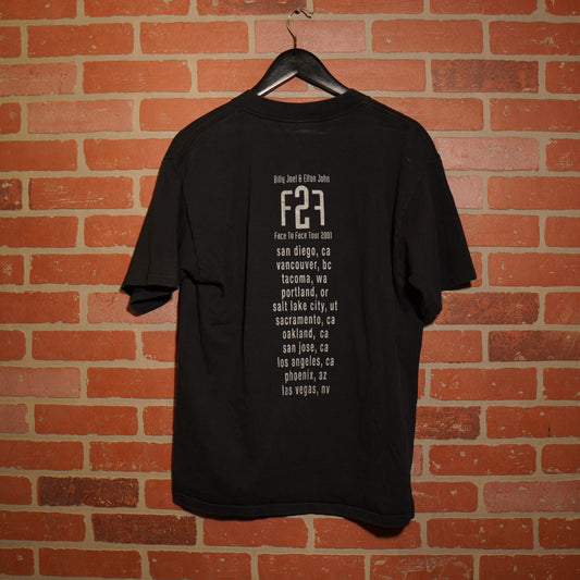 VTG 2001 Billy Joel & Elton John F2F Tour Tee
