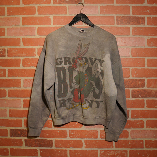 VTG Bugs Bunny Groovy Dyed Crewneck