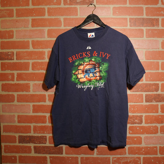 VTG MLB Chicago Cubs Bricks & Ivy Wrigley Field Tee
