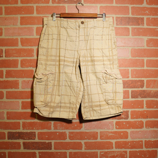 VTG Y2K Plaid Cargo Shorts