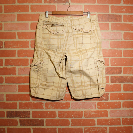VTG Y2K Plaid Cargo Shorts