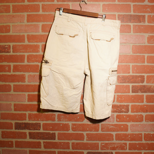 VTG Bugle Boy White Cargo Shorts