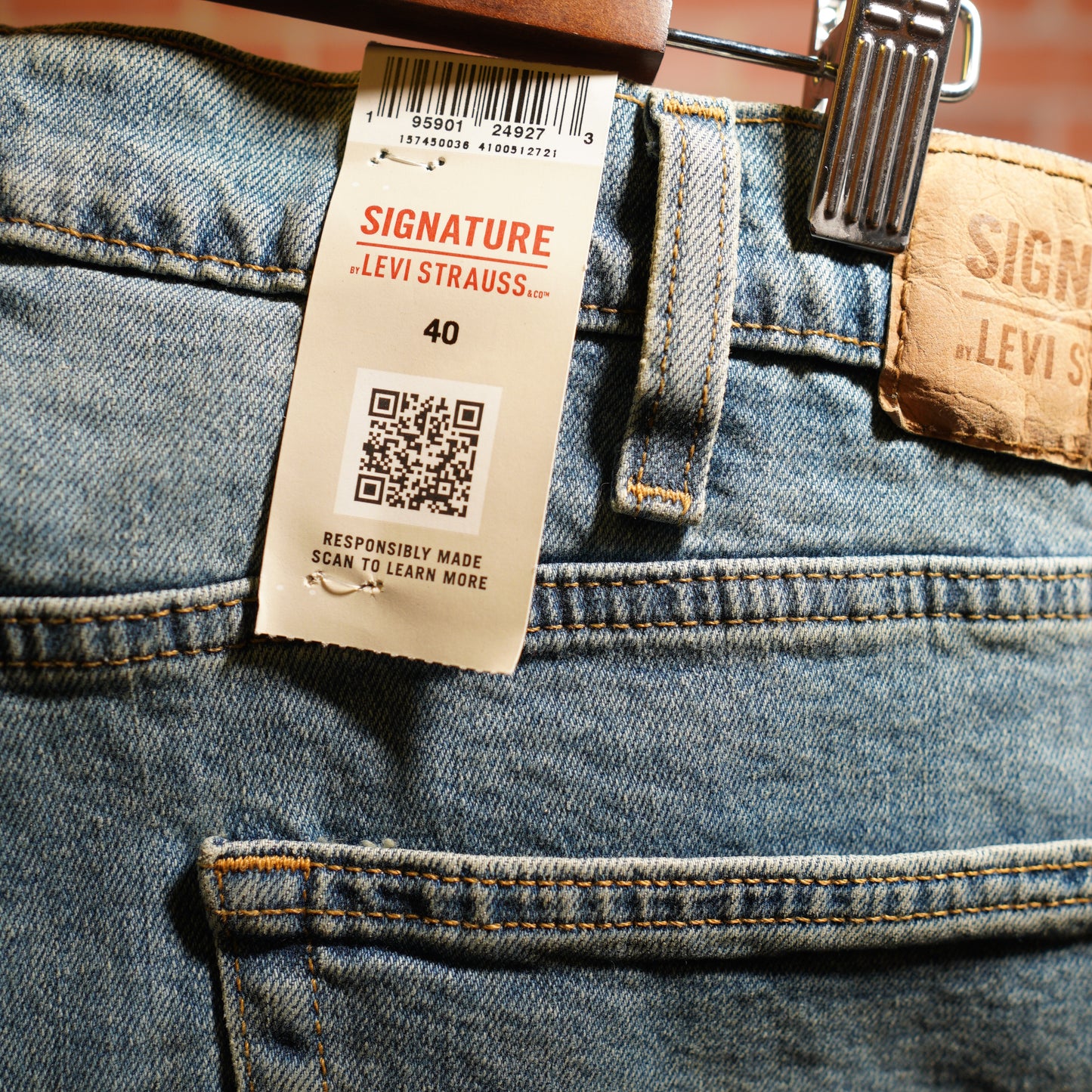 DS Levis Signature Athletic Denim Jean Shorts