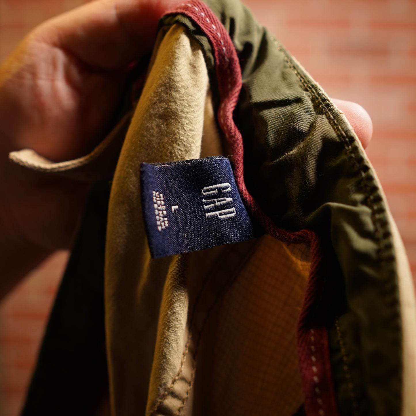 VTG Gap Khaki Cargo Shorts
