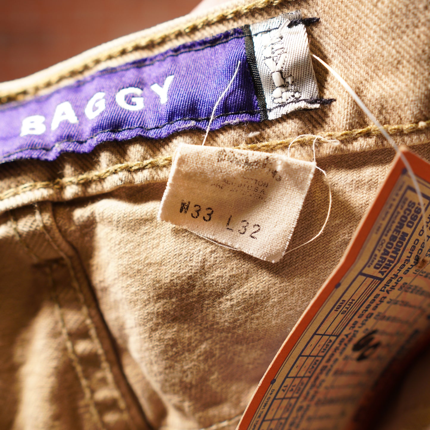 VTG Levis Silvertab Khaki Baggy Pants