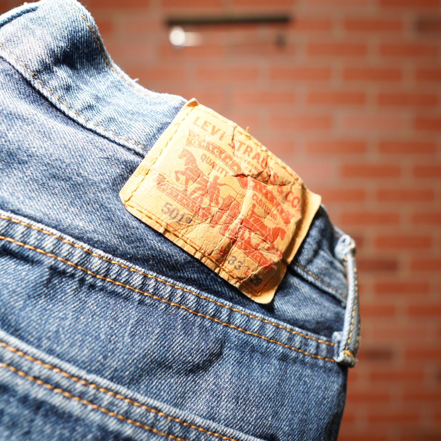 VTG Levis 501 Blue Distressed Denim Jeans