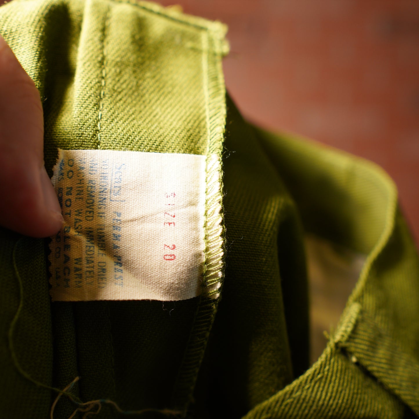 VTG Sears Perma-Prest Green Pants