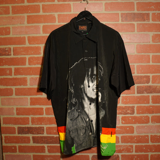 VTG Bob Marley Eras Button-Up Shirt