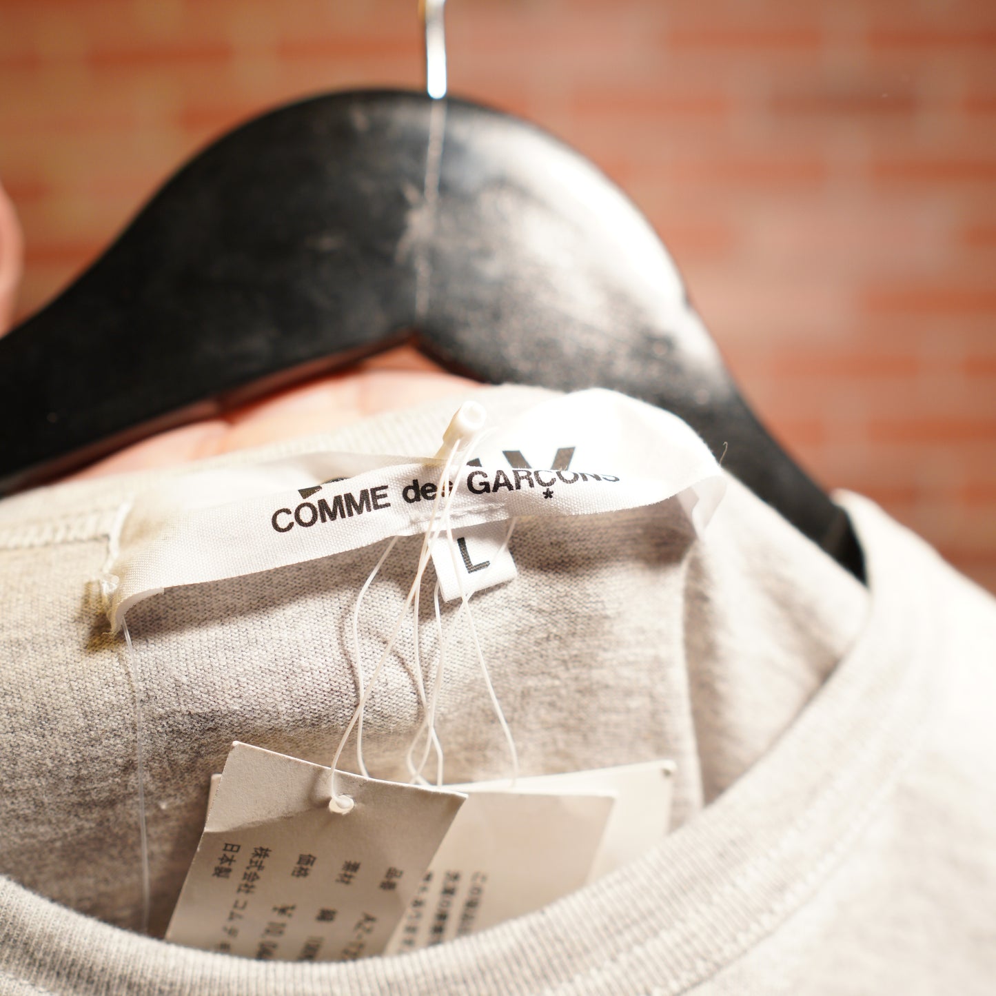 CDG Play Outline Heart Long Sleeve Tee